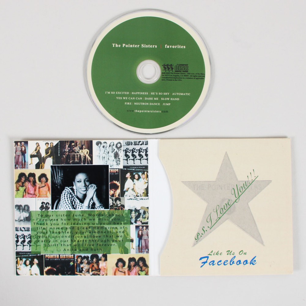 Pointer Sisters Signed CD Favorites Ruth Pointer, Sadako Pointer & Issa Point...