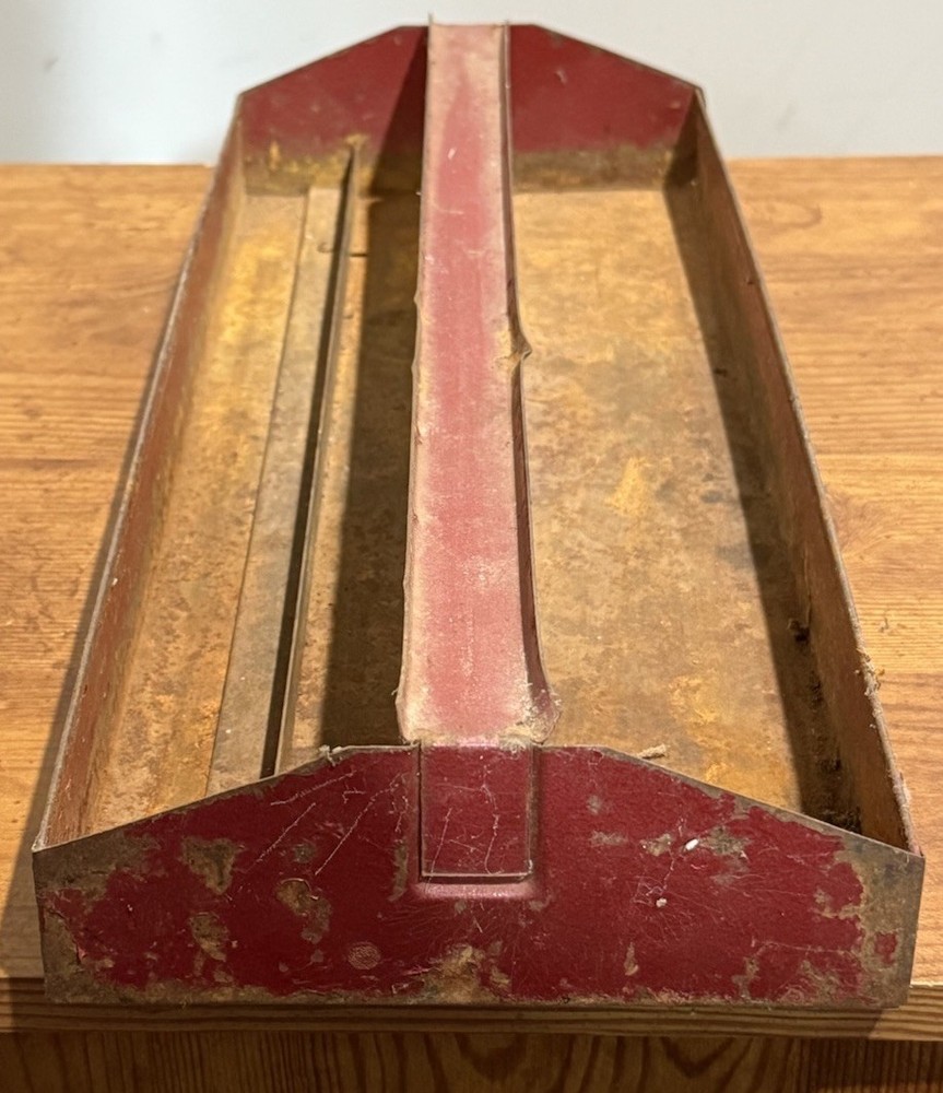VINTAGE CRAFTSMAN TOOL BOX INNER TRAY Red Fun Restoration Project DIY