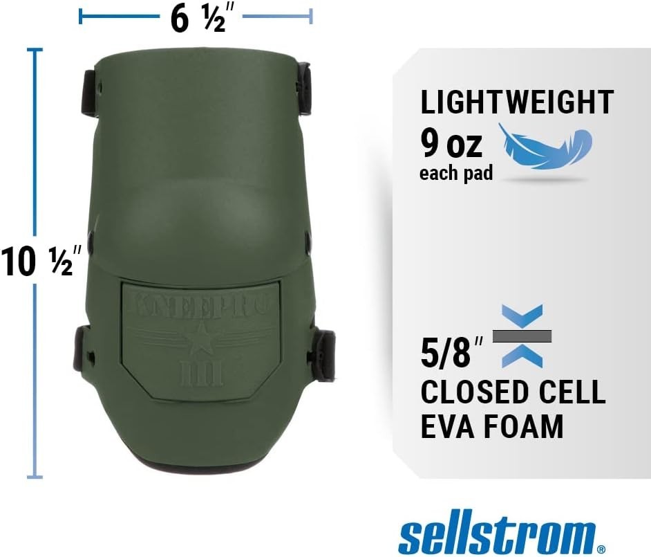 GREEN Carpenter Construction Flooring Roofing Gardening Flex Work Knee Pads