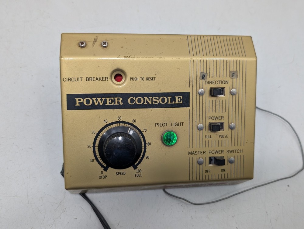 Silvine HO Trains Power Console Vintage Train Model Train Accessory