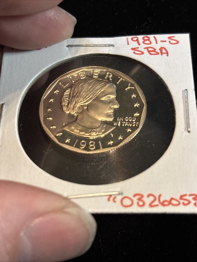 1981 S Susan B Anthony Dollar Proof “0326053” SBA $1