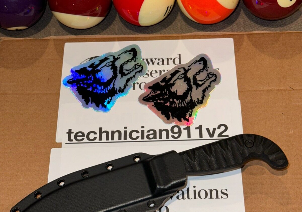 Forward Observations Group Wolf 40 Holographic Sticker NEW 2024