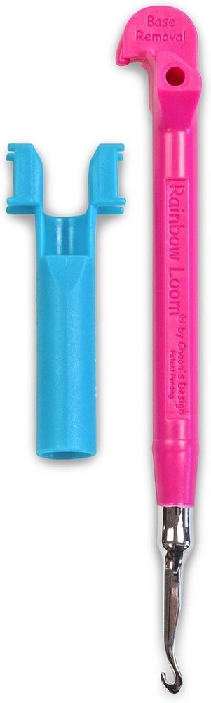 Rainbow Loom Tail Upgrade Kit - Metal Hook - Pink