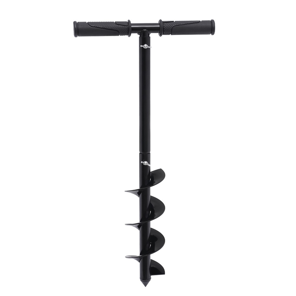 Hand Post Hole Digger Ground Digger Earth Auger Planter with Non-Slip Handle