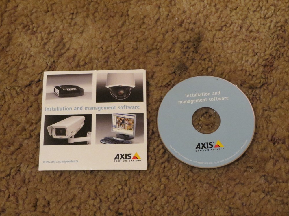 AXIS Installation and management software cd-rom