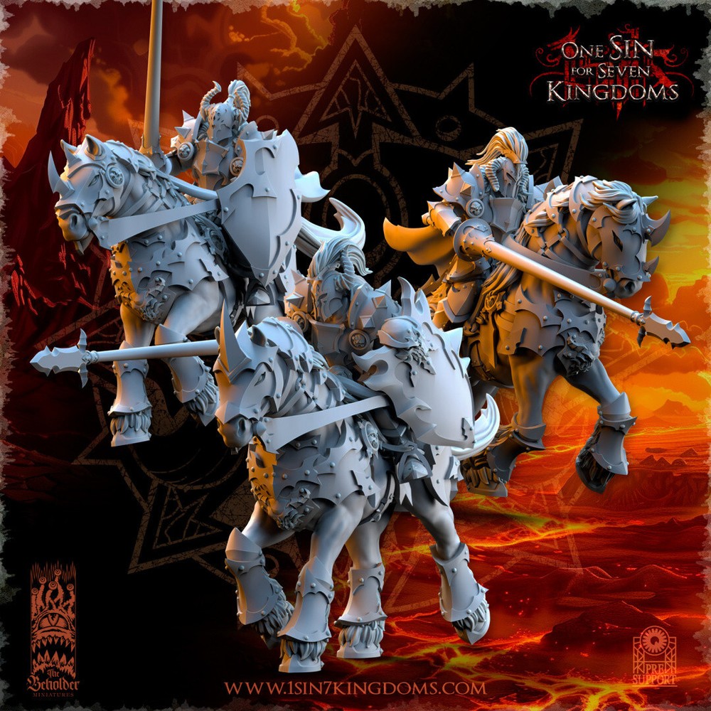 Mayhem Knights Lancer | The Beholder Miniatures |
