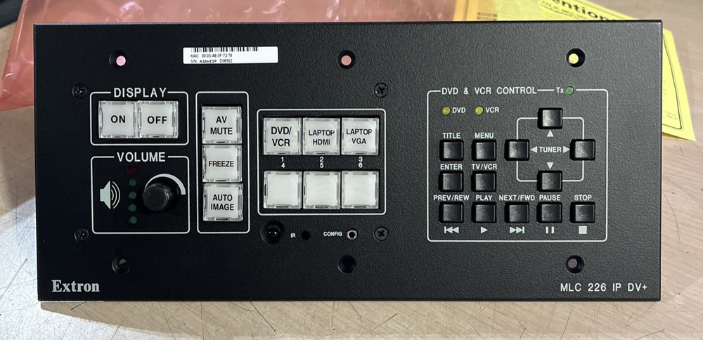 EXTRON MLC 226 IP DV CONTROLLER