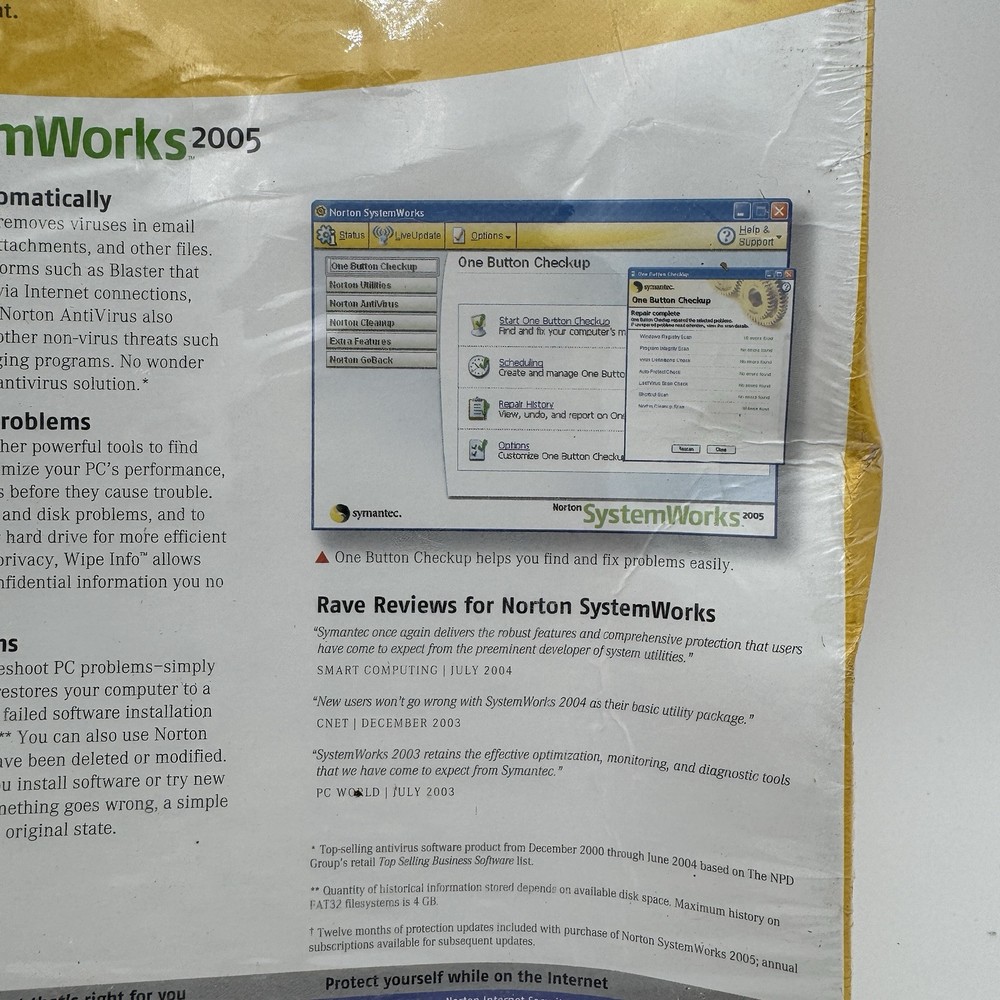 New Norton SystemWorks 2005, Sealed. Windows