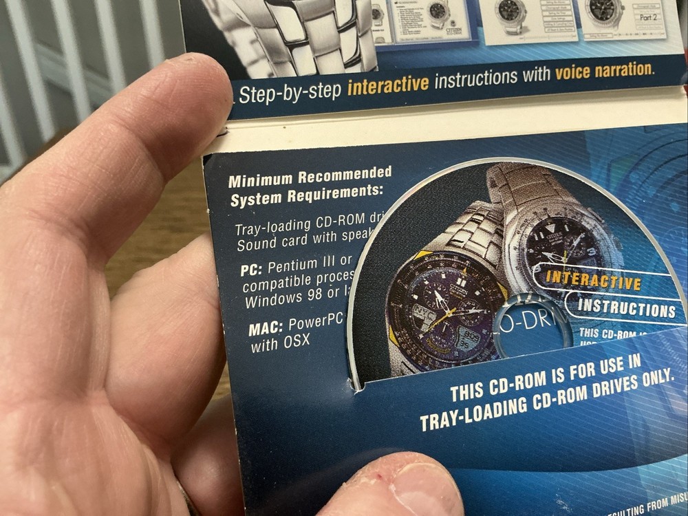 CITIZEN ECO DRIVE - JR3XXX Skyhawk Replacement Interactive Instruction