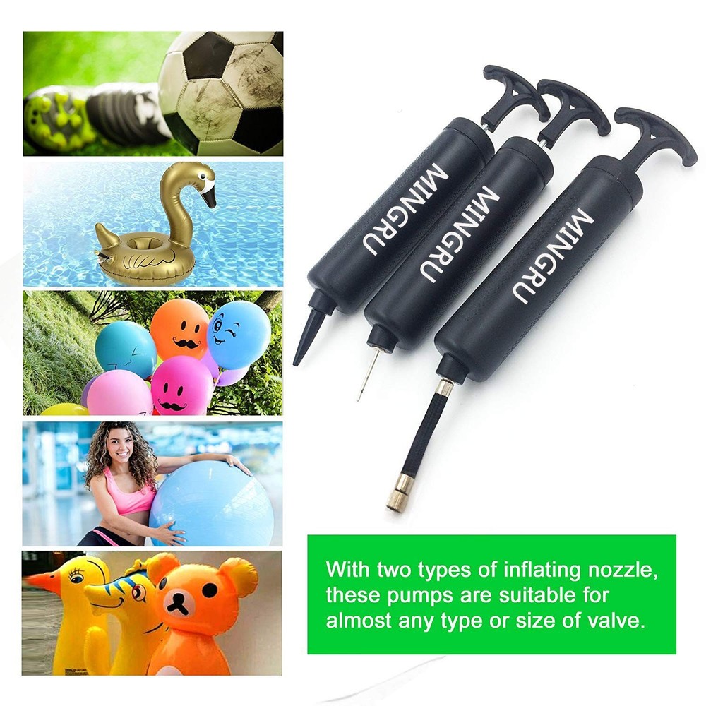 Ball pump (1 PACK - BLACK, 8")