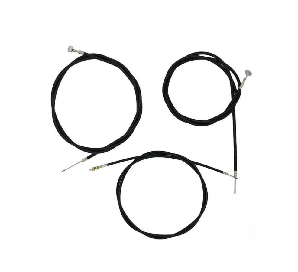 Universal Motorcycle Cable Kit Clutch Cable + Brake Cable + Throttle Cable Set