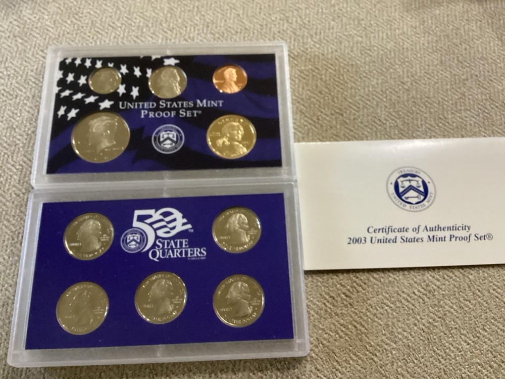 2000, 2001, 2003, 2006, 2008 & 2010 US Clad Proof Sets