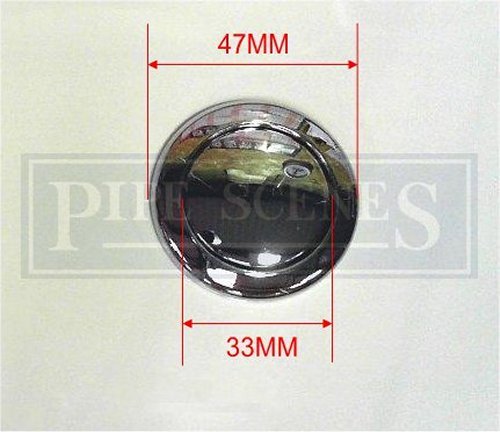 B&Q Madrid Replacement Single Flush Push Button Toilet Cistern Flush