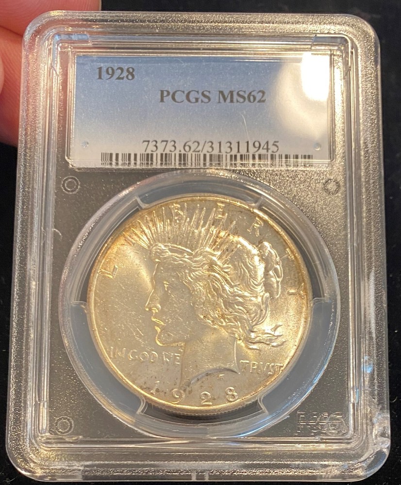 1928 Peace Dollar PCGS MS-62