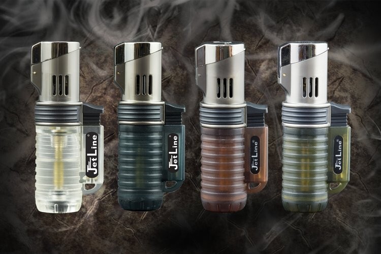 Jetline Pocket Torch Triple Flame (4PC Color Bundle)