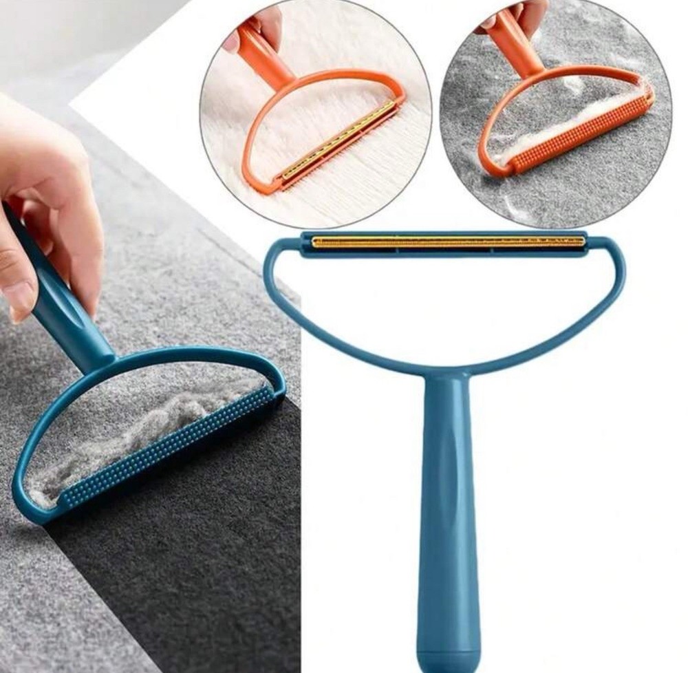 Orange Double Sided Pet Hair Removal