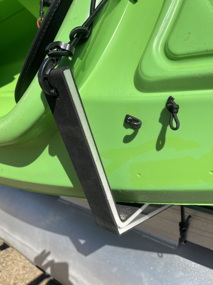 Pontoon Boat Kayak Solution with Storage Rack