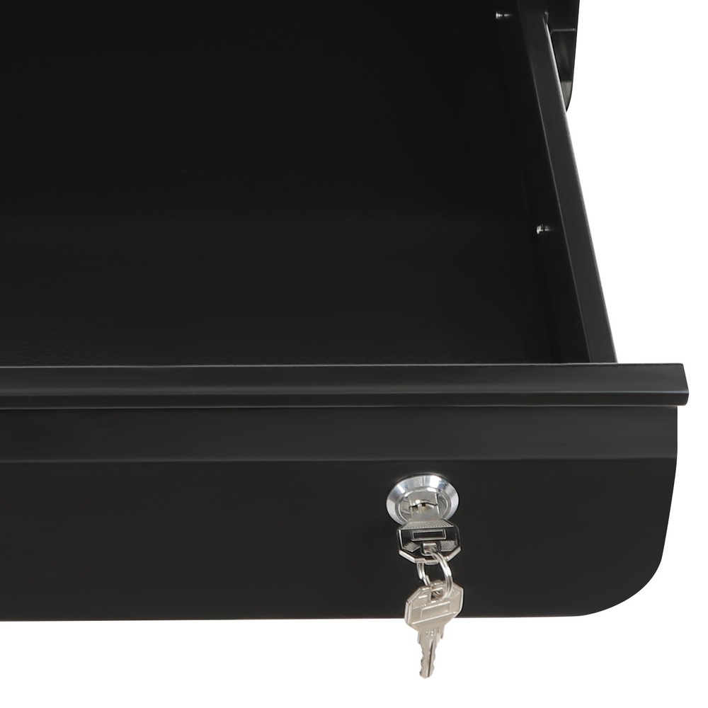 Modern Lockable Under Desk Drawer Professional Office Storage Solution For Home