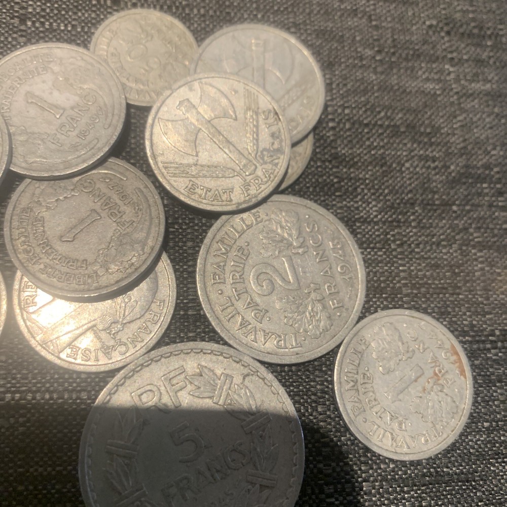 French Aluminium Coin Bundle