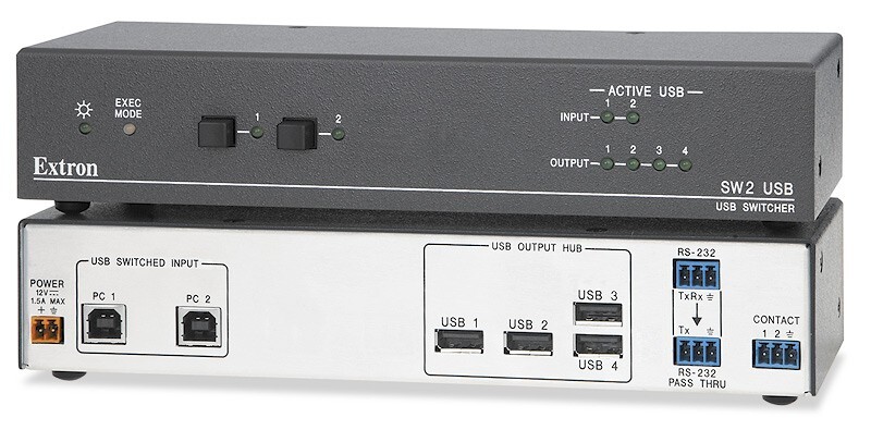 Extron SW2 USB Two Input USB Switcher 60-952-02