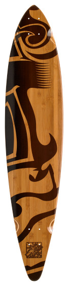 Trurute Poly Pin Tail Longboard (Deck Only)