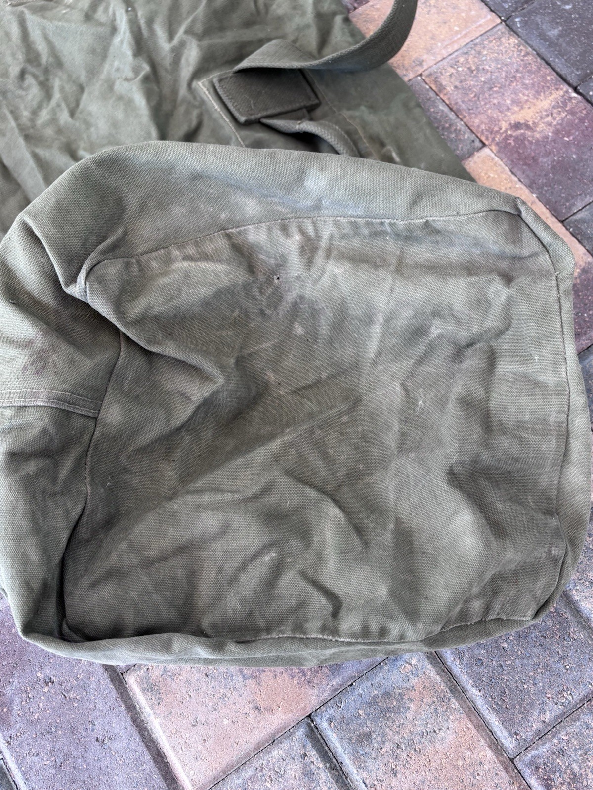 ORIGINAL WWII US ARMY INFANTRY SOLDIER GI DUFFLE BAG- TWEEDIE, 1944