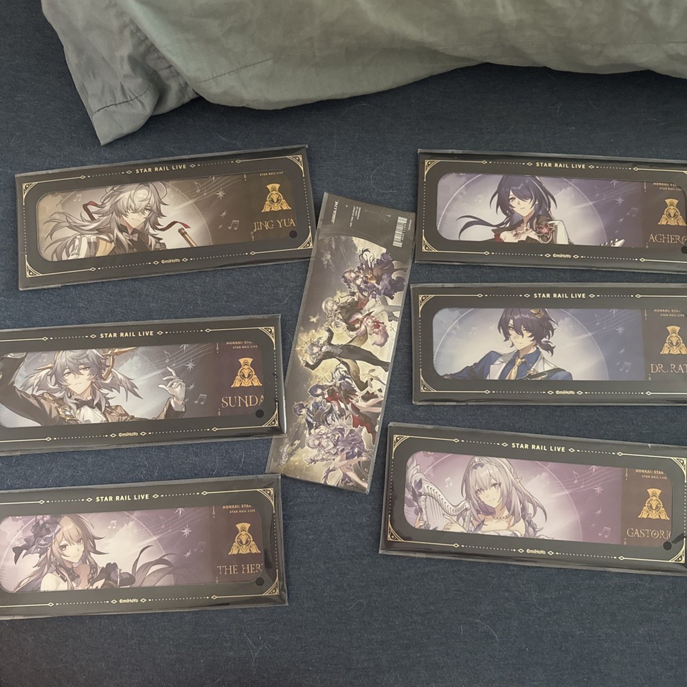 Honkai Star Rail Live 2025 Character Ticket Set