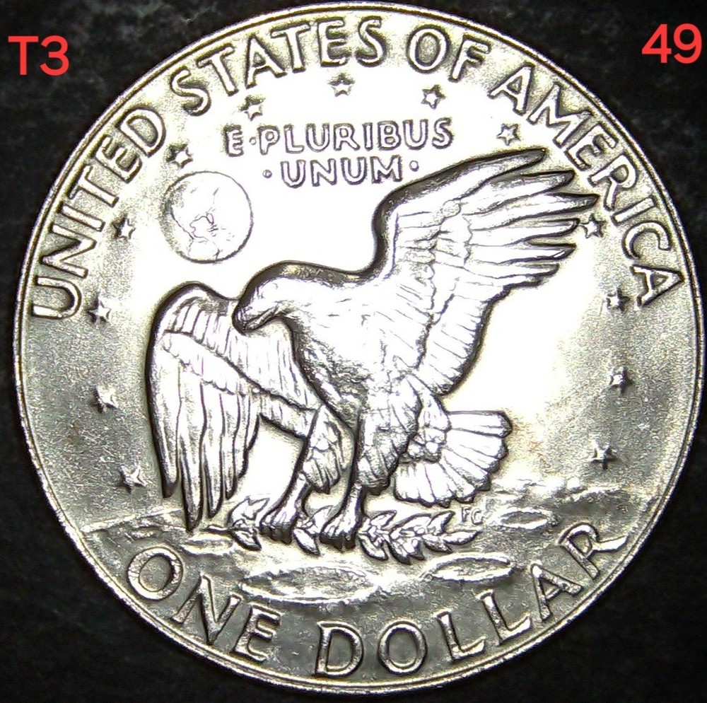 💥💥1978 D ERROR "Ike" Eisenhower $1 Almost Uncirculated💥