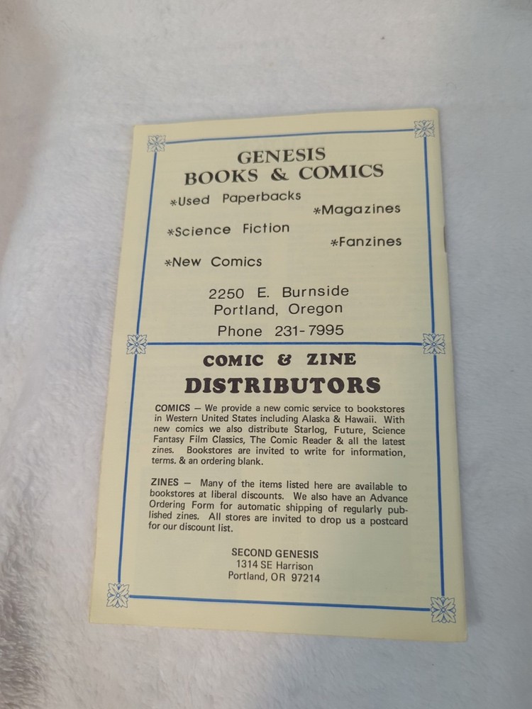 Second Genesis Winter Catalog