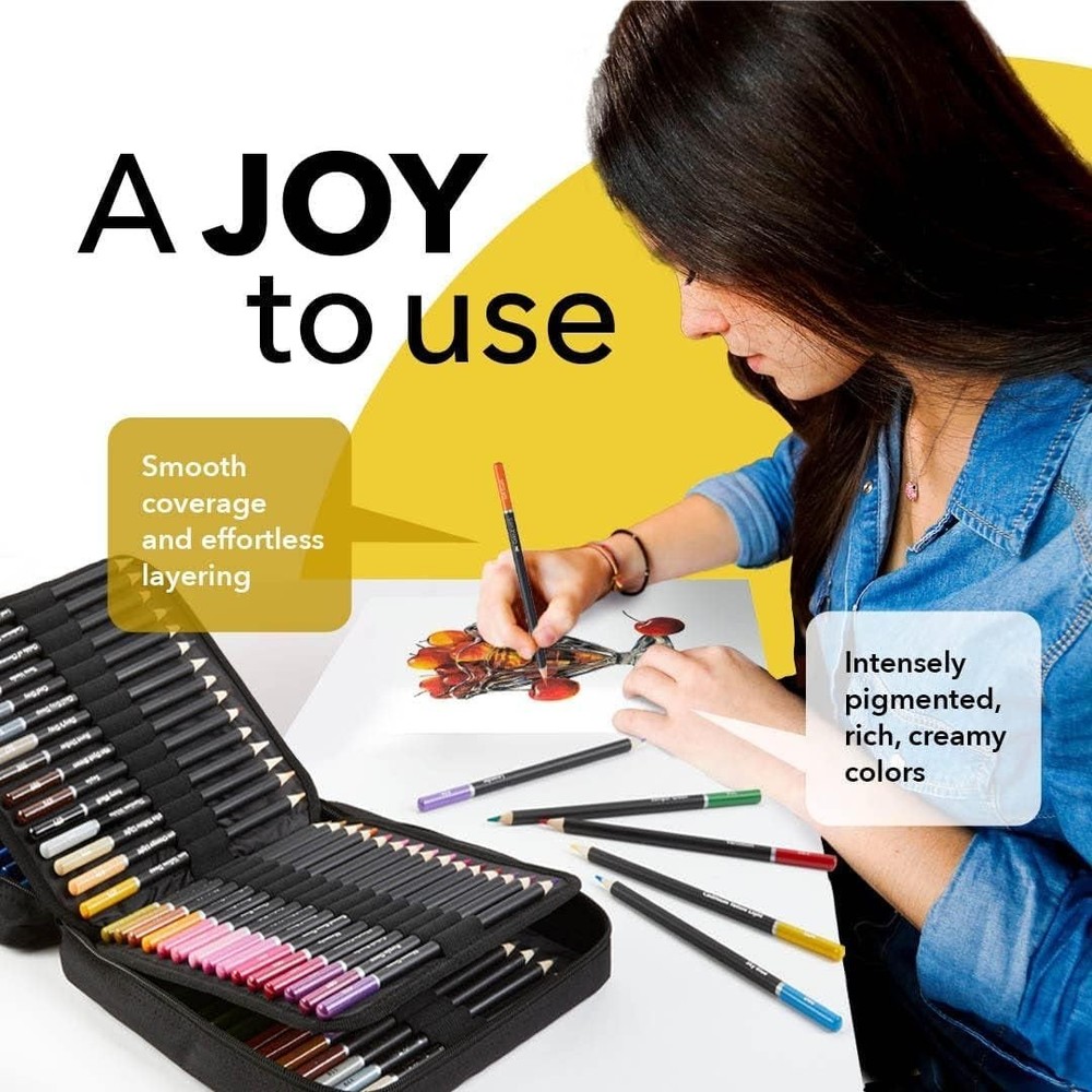 Professional Colored Pencils Kit - 120 Count