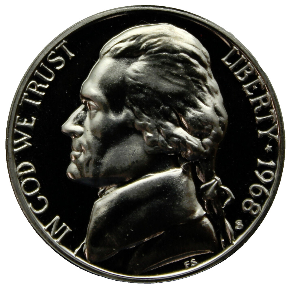 1968-S Proof Jefferson Nickel