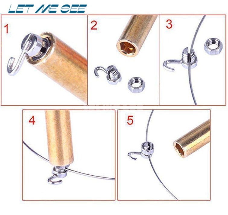 Dental Orthodontic Crimpable Hooks Arch Wire Stop Locks Activity Hook Left Right