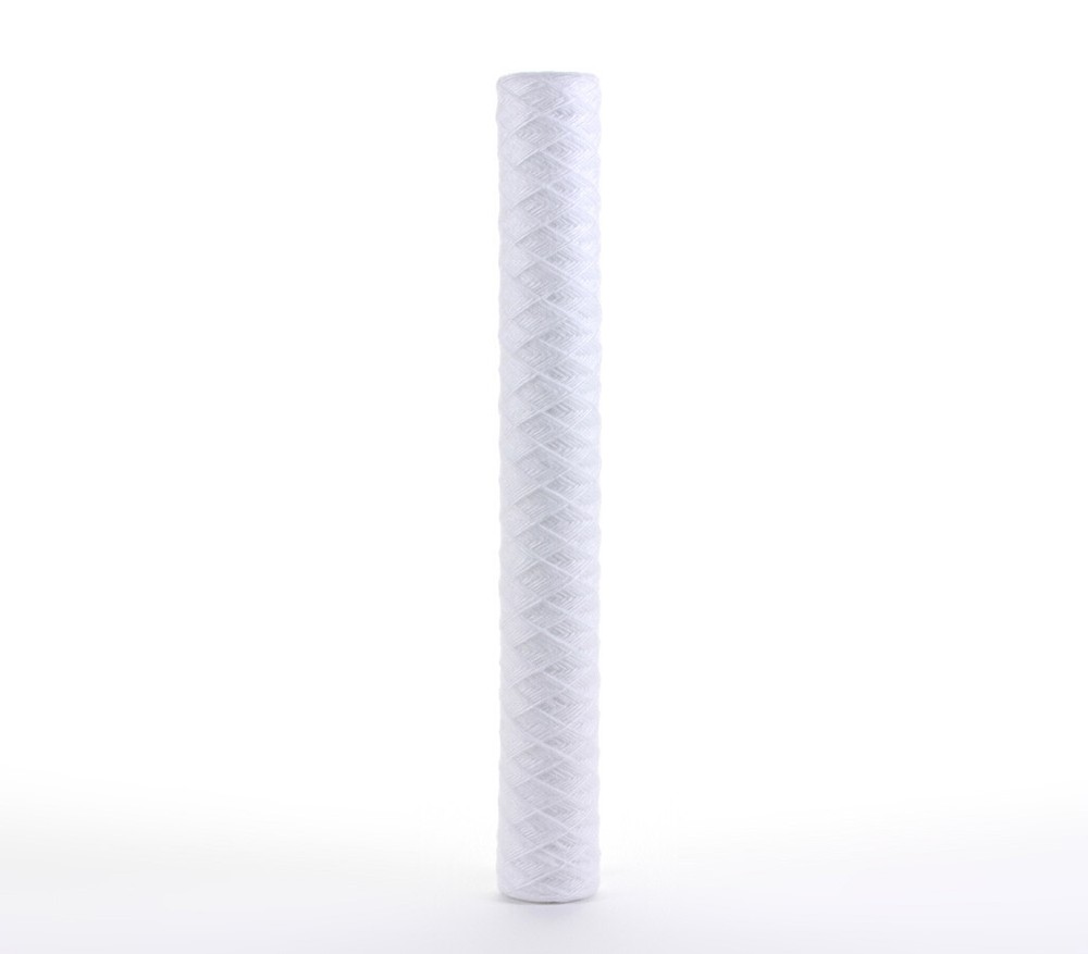 Well Water, Home String Wound Sediment Water Filter Cartridge 2.5" x 20" - 10 μm
