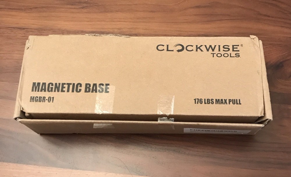 Clockwise Tools MGBR-01 M…tor Gauge Magnetic Base 176 LBS Max Pull