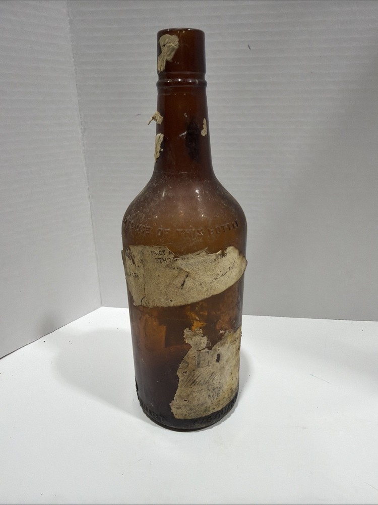 Vintage Kinsey Whiskey Bottle Empty