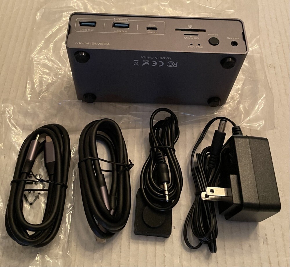 USB C KVM Switch Docking Station
