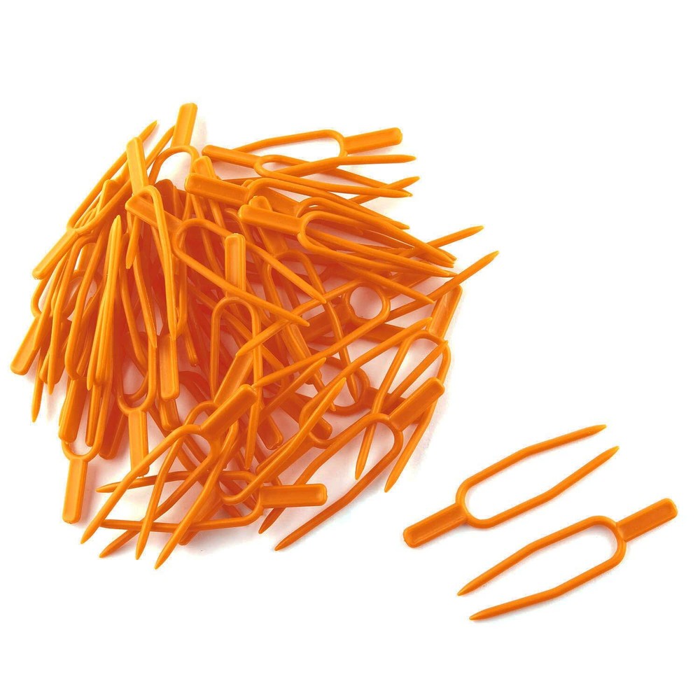 50pcs Strawberry Planting Fork Dig Fork 65mm Stolon Fixator Vine Pressing Dev...