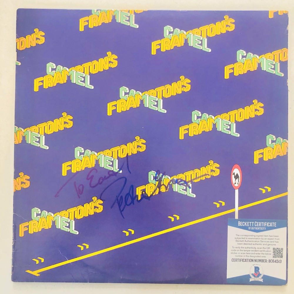 PETER FRAMPTON Signed "Camel" Album Record  LP inscribed  Beckett Authentication