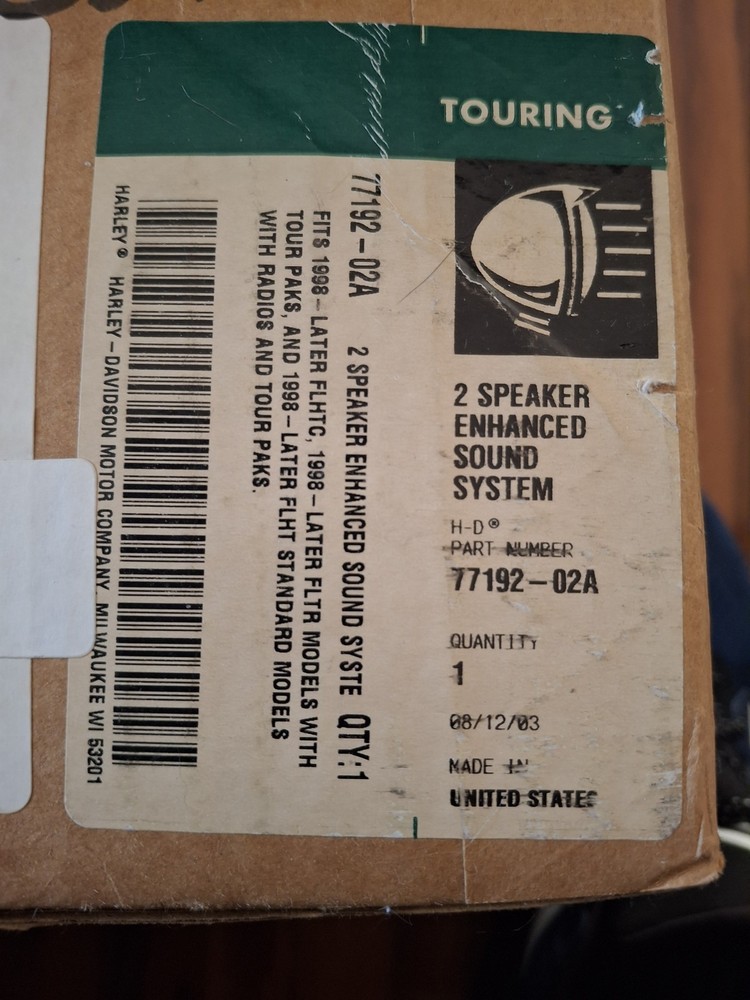 Harley-Davidson 2 Speaker Enhanced Sound System