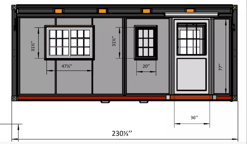 16½ft x 20ft Modern Luxury Mobile Expandable Prefab Container House Tiny Home