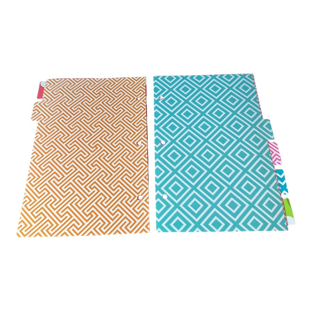 Target Set of 6 Dividers Mini 3 Ring Binder Planner Refills