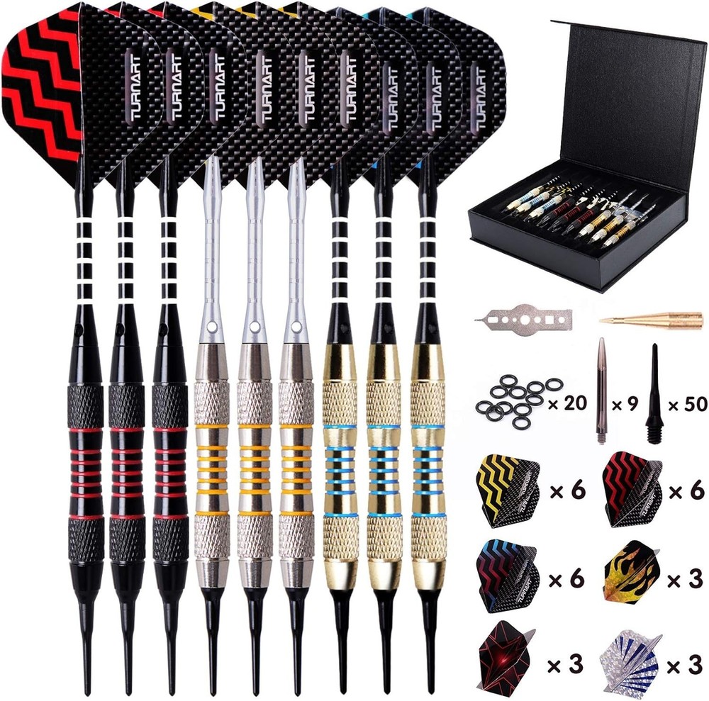 Darts Plastic Tip - Professional Soft Tip Darts Set for Electronic Dartboard ...