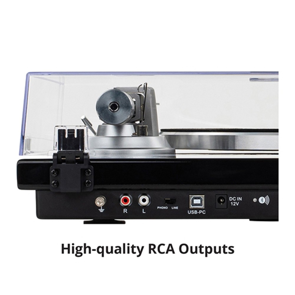 2-Speed Belt-Drive Automatic Turntable, Bluetooth, USB, AT-VM95E Cartridge