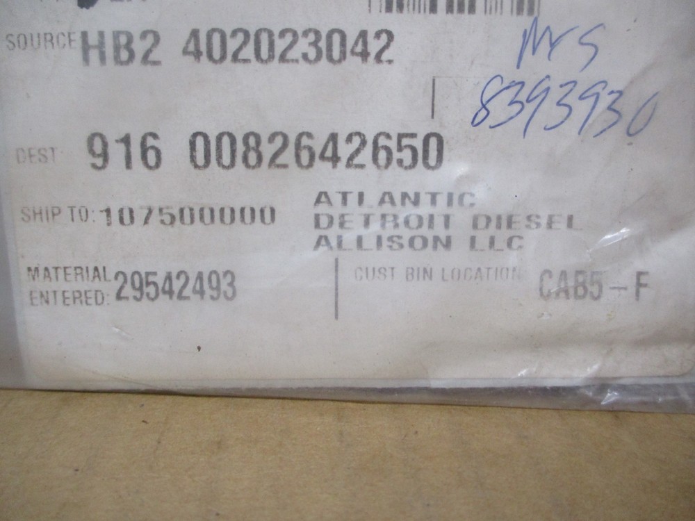 Allison 29542493 Gaskets