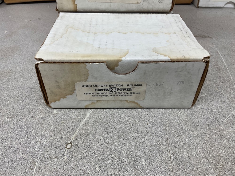 NEW KB ELECTRONICS 9486 KBRC ON / OFF Switch