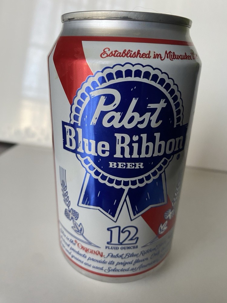 Godzilla Attack Peter PBR 12 Oz Beer Can Bottom Opened Pabst