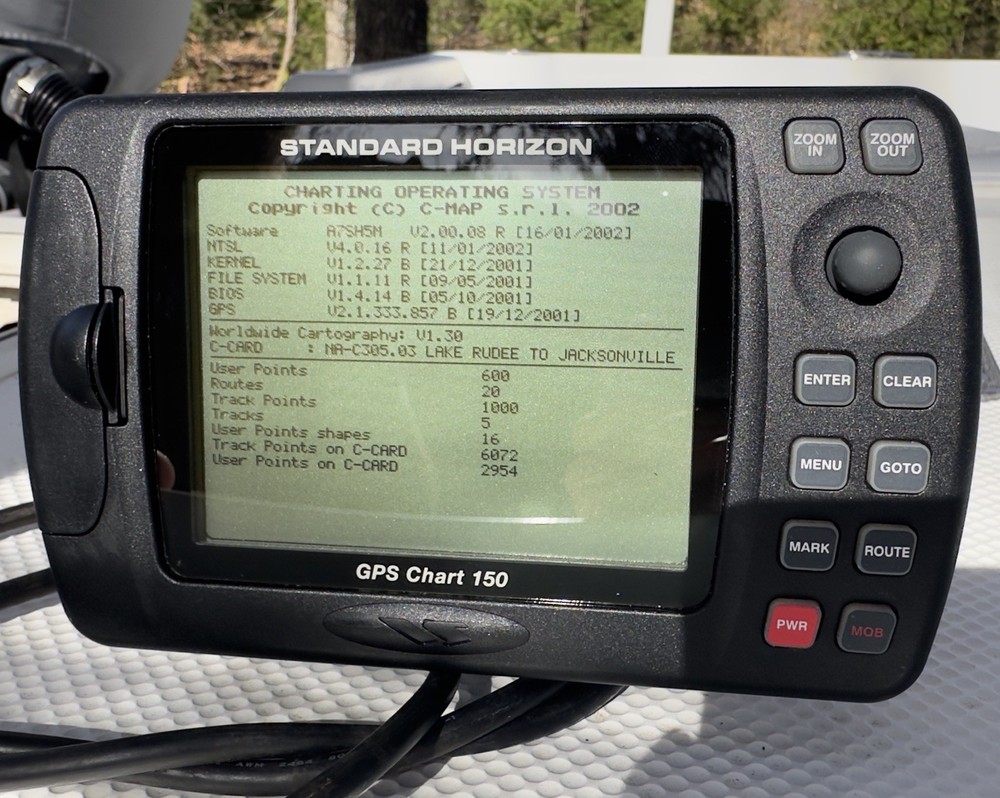 Standard Horizon GPS Chart CP150 Chartplotter