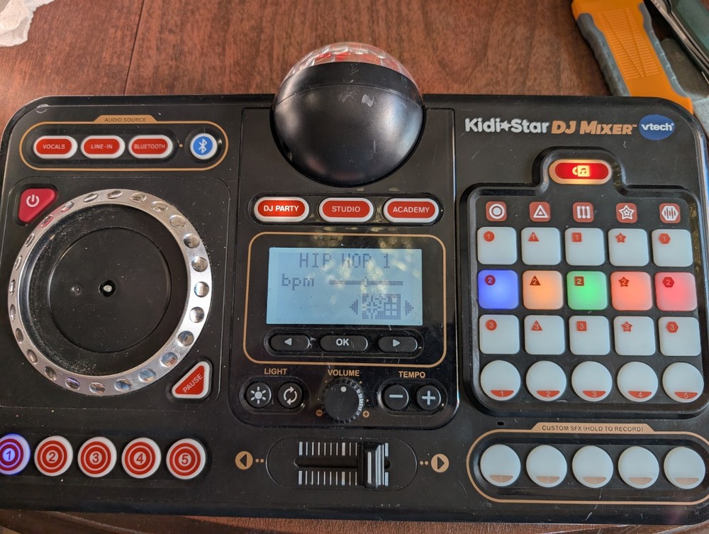 VTech Kidi Star DJ Mixer 5473 Connectivity Technology Audio Cable Bluetooth