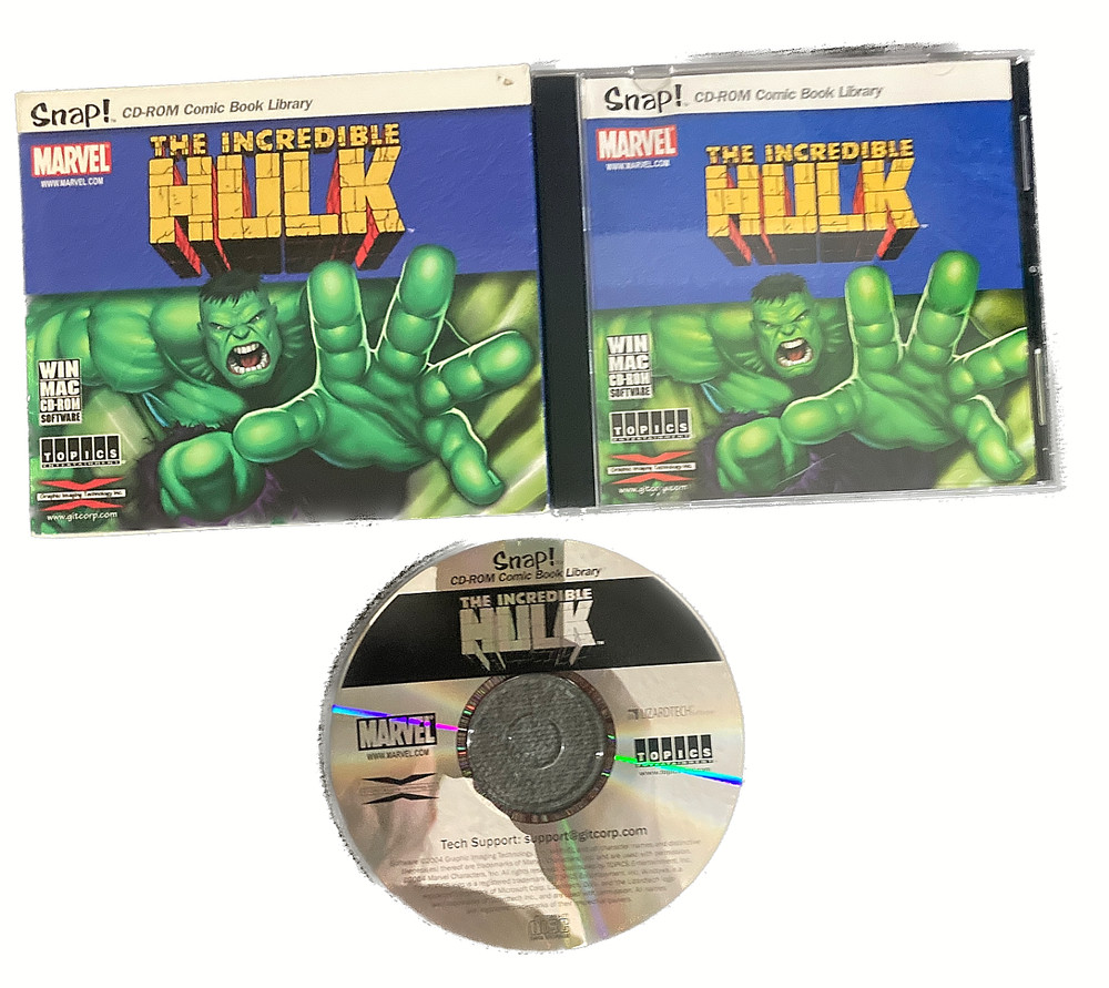 Incredible Hulk Digital Comics (10 issues) by Snap! CD-Rom, Topics Ent (2004)