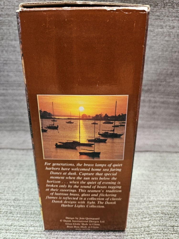Dansk Harbor Lights, Ships Lamp Vintage